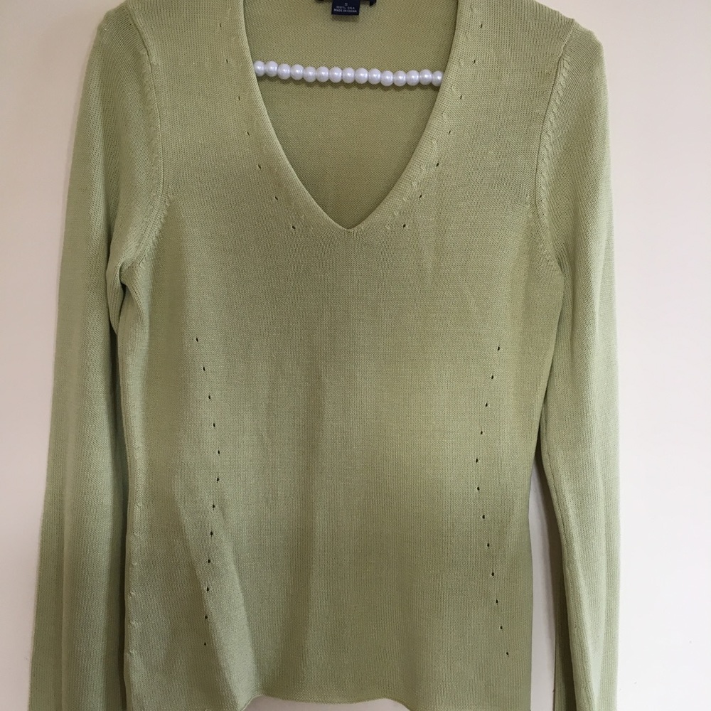 LOFT | 100 % SILK SWEATER